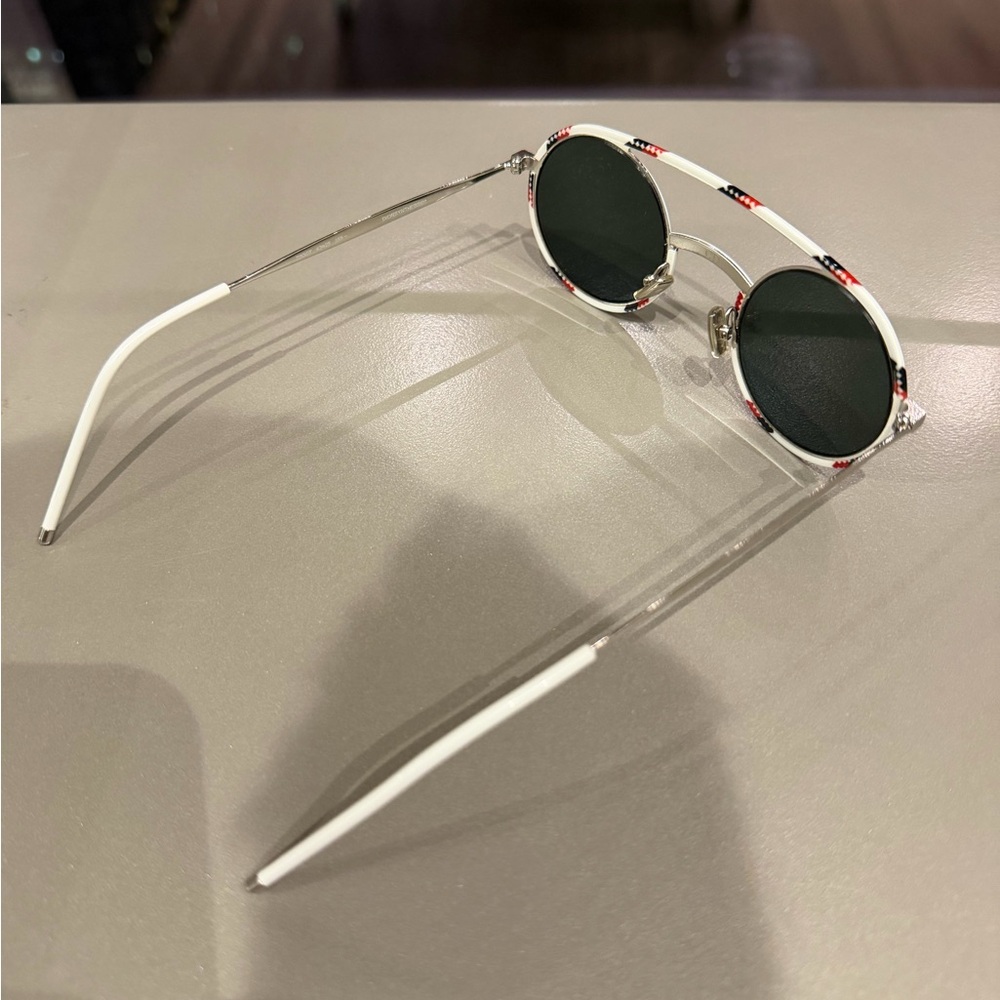 Men’s Dior Stylish Round Sunglasses with Patterned Frame - Picture 4 of 4